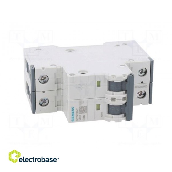 Circuit breaker | 230/400VAC | Inom: 16A | Poles: 2 | Charact: C | 10kA image 9