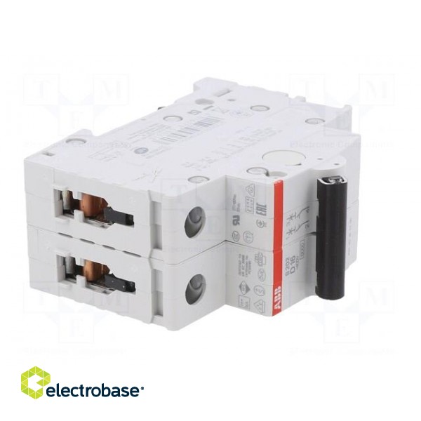 Circuit breaker | 230/400VAC | Inom: 16A | Poles: 2 | Charact: D | 6kA image 8
