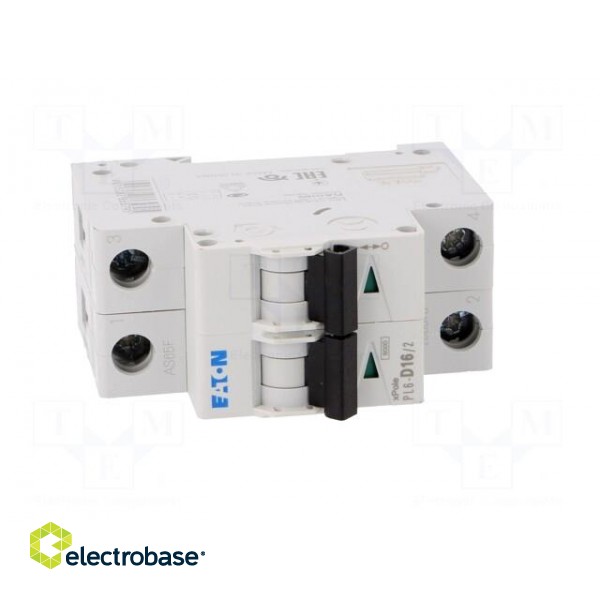 Circuit breaker | 230/400VAC | Inom: 16A | Poles: 2 | DIN | Charact: D image 9