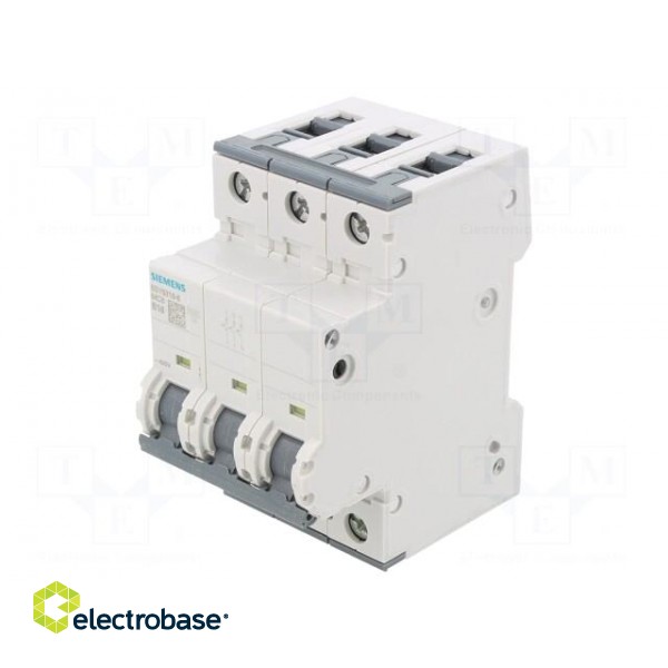 Circuit breaker | 230/400VAC | Inom: 16A | Poles: 3 | Charact: B | 6kA image 1