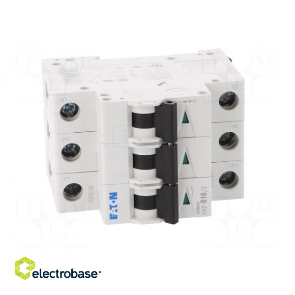 Circuit breaker | 230/400VAC | Inom: 16A | Poles: 3 | DIN | Charact: B image 9