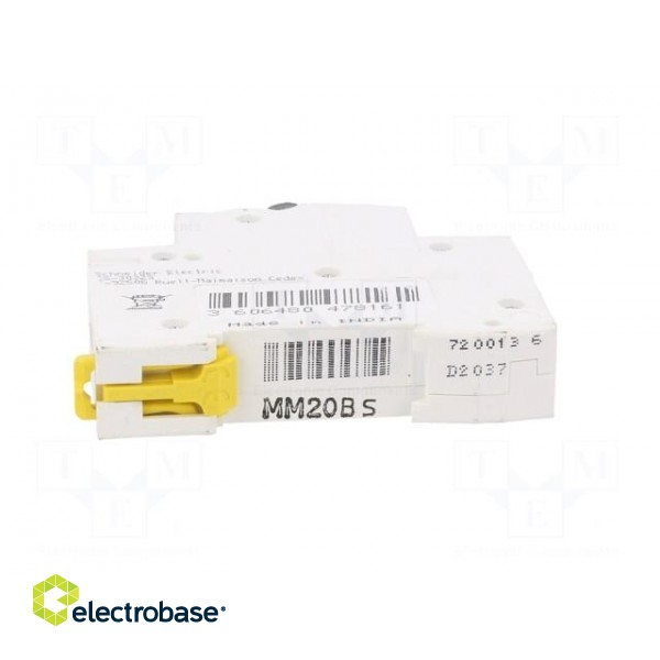 Circuit breaker | 230/400VAC | Inom: 20A | Poles: 1 | Charact: B | 6kA image 5
