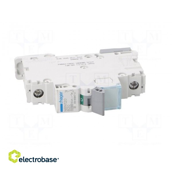 Circuit breaker | 230/400VAC | Inom: 20A | Poles: 1 | Charact: B | 10kA image 9