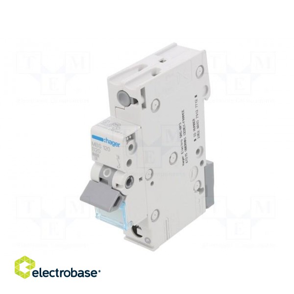 Circuit breaker | 230/400VAC | Inom: 20A | Poles: 1 | Charact: B | 6kA image 1