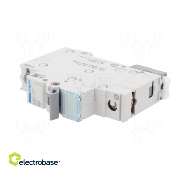 Circuit breaker | 230/400VAC | Inom: 20A | Poles: 1 | Charact: B | 6kA image 2