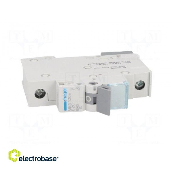 Circuit breaker | 230VAC | Inom: 20A | Poles: 1 | DIN | Charact: B | 6kA image 9