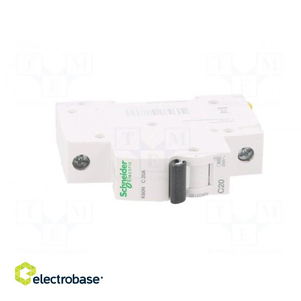 Circuit breaker | 230/400VAC | Inom: 20A | Poles: 1 | Charact: C | 6kA image 9