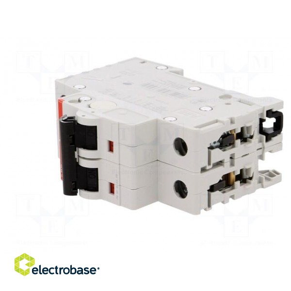 Circuit breaker | 230/400VAC | Inom: 20A | Poles: 2 | Charact: C | 6kA image 2