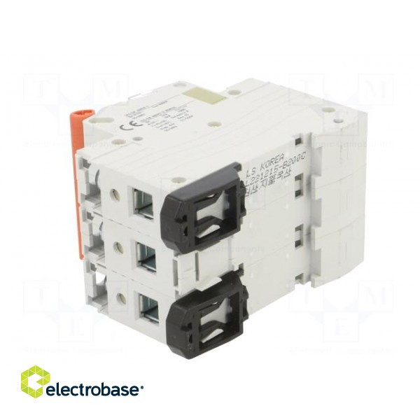 Circuit breaker | 230/400VAC | Inom: 20A | Poles: 3 | Charact: B | 6kA image 4