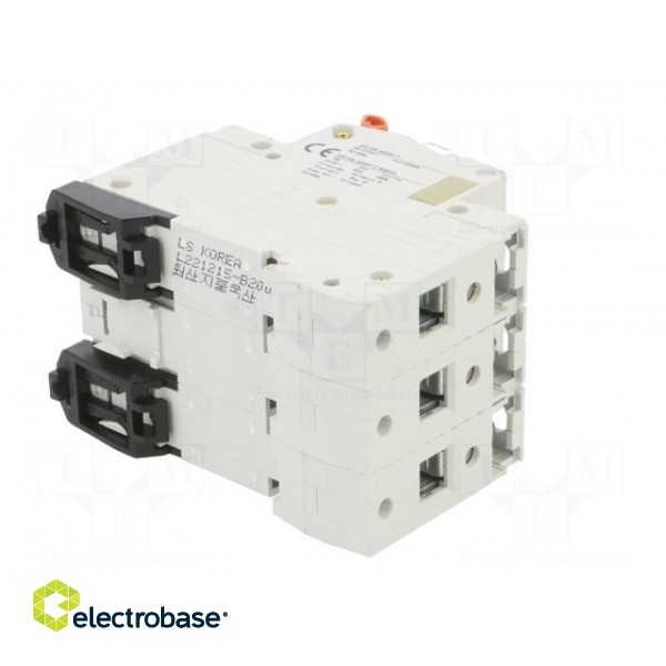 Circuit breaker | 230/400VAC | Inom: 20A | Poles: 3 | Charact: B | 6kA image 6