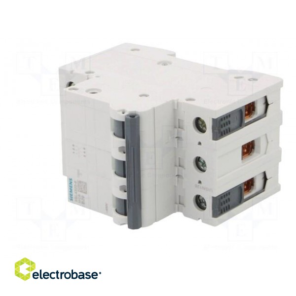 Circuit breaker | 230/400VAC | Inom: 20A | Poles: 3 | Charact: B | 10kA image 2