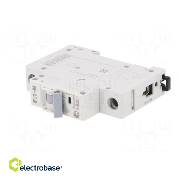 Circuit breaker | 230/400VAC | Inom: 25A | Poles: 1 | Charact: B | 6kA image 2