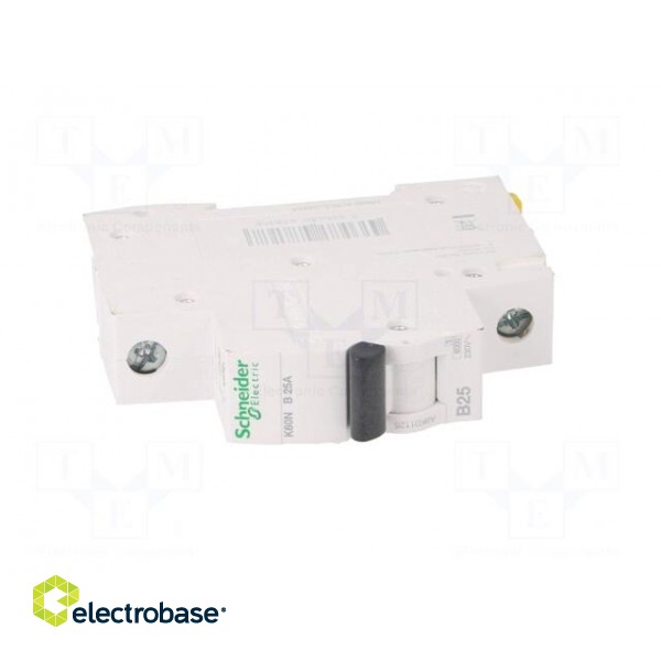 Circuit breaker | 230/400VAC | Inom: 25A | Poles: 1 | Charact: B | 6kA image 9