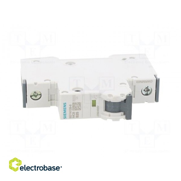 Circuit breaker | 230/400VAC | Inom: 25A | Poles: 1 | Charact: B | 10kA image 9