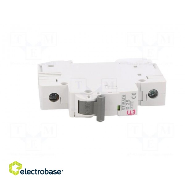 Circuit breaker | 230/400VAC | Inom: 25A | Poles: 1 | Charact: D | 6kA image 9