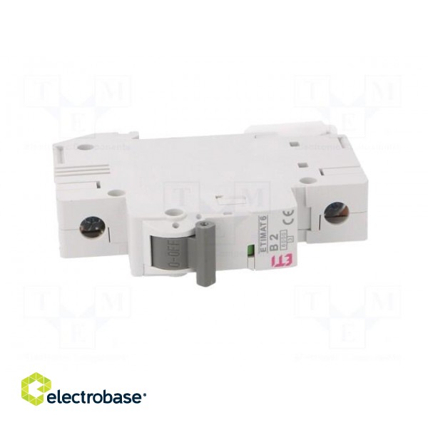 Circuit breaker | 230/400VAC | Inom: 2A | Poles: 1 | Charact: B | 6kA image 9