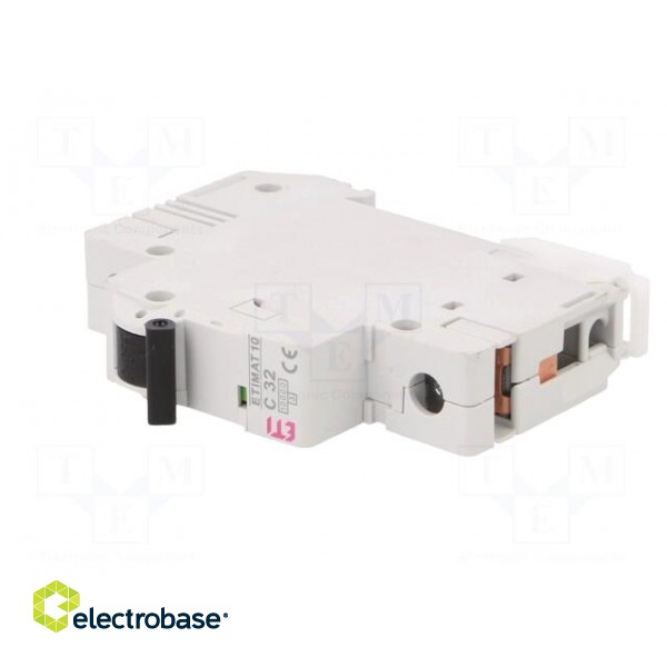 Circuit breaker | 230/400VAC | Inom: 32A | Poles: 1 | Charact: C | 10kA image 2