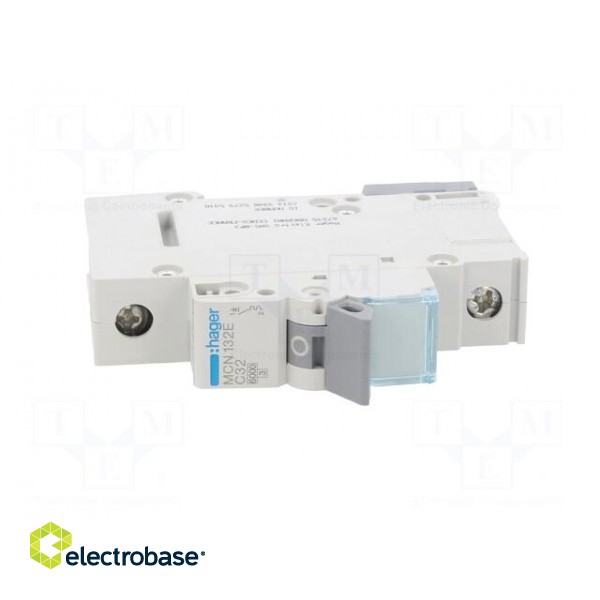Circuit breaker | 230/400VAC | Inom: 32A | Poles: 1 | Charact: C | 6kA image 9