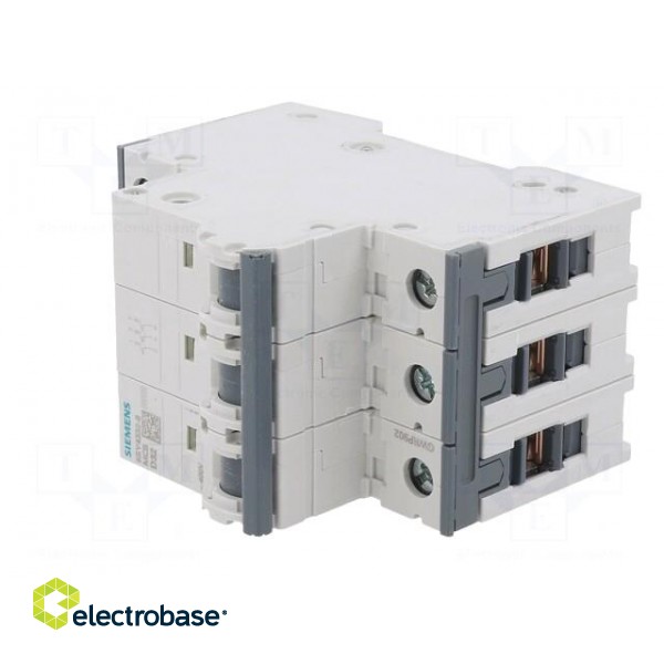 Circuit breaker | 230/400VAC | Inom: 32A | Poles: 3 | Charact: D | 10kA image 2