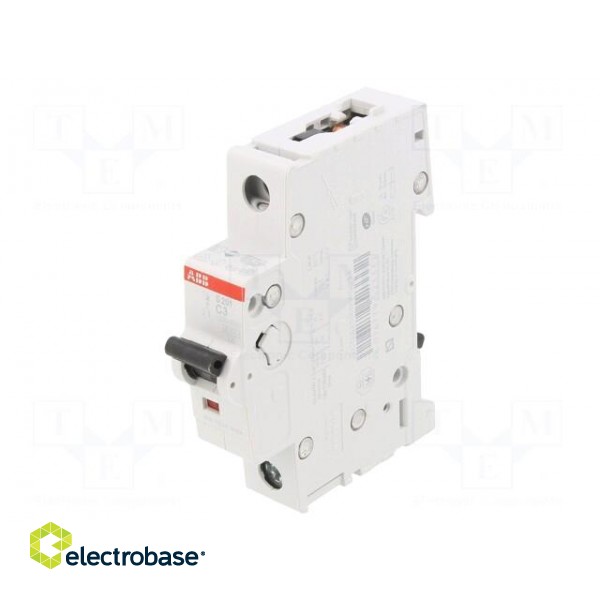 Circuit breaker | 230/400VAC | Inom: 3A | Poles: 1 | Charact: C | 6kA image 1