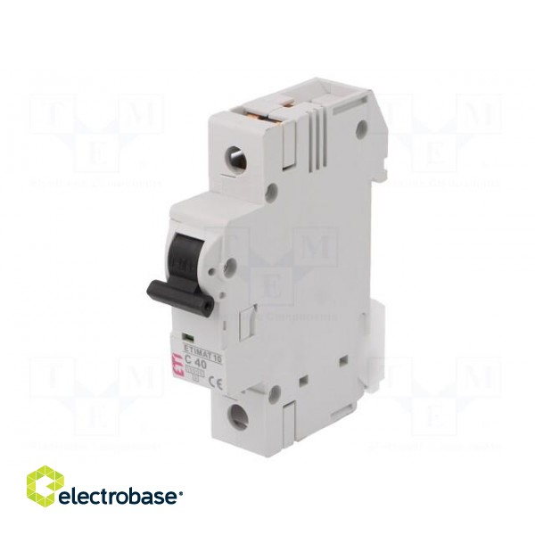 Circuit breaker | 230/400VAC | Inom: 40A | Poles: 1 | Charact: C | 10kA image 1