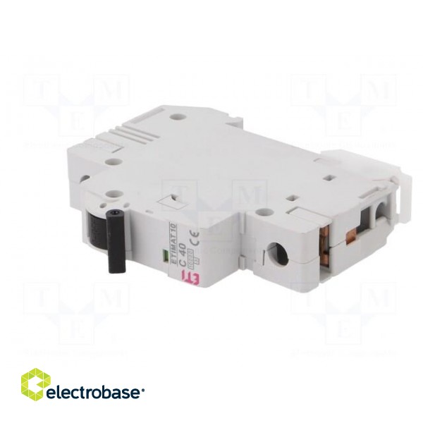 Circuit breaker | 230/400VAC | Inom: 40A | Poles: 1 | Charact: C | 10kA image 2