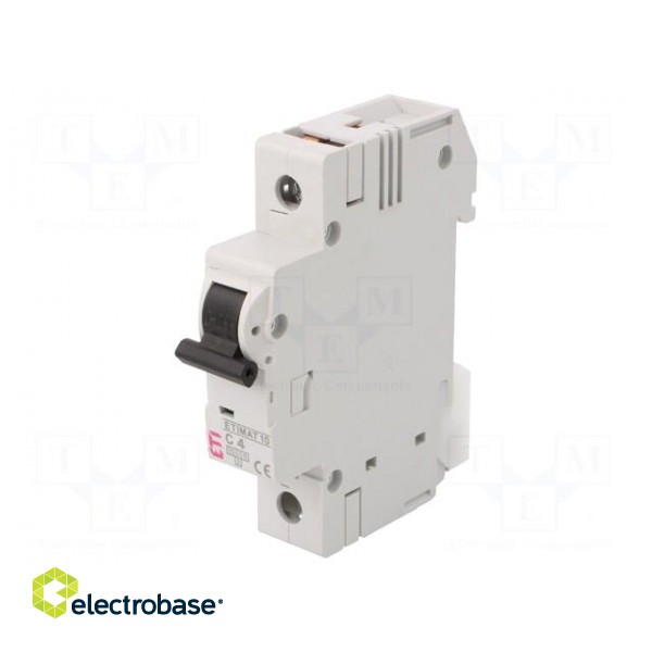 Circuit breaker | 230/400VAC | Inom: 4A | Poles: 1 | Charact: C | 10kA image 1