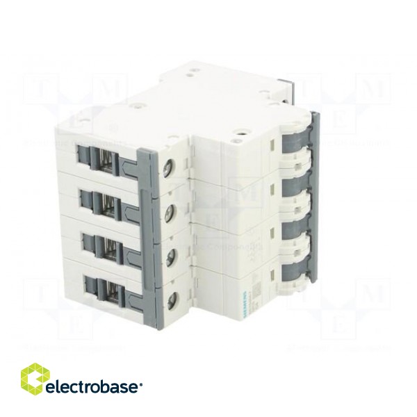 Circuit breaker | 230/400VAC | Inom: 4A | Poles: 4 | Charact: C | 6kA image 8