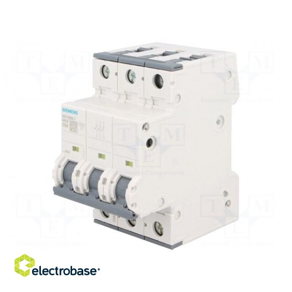 Circuit breaker | 230/400VAC | Inom: 50A | Poles: 3 | Charact: C | 10kA image 1