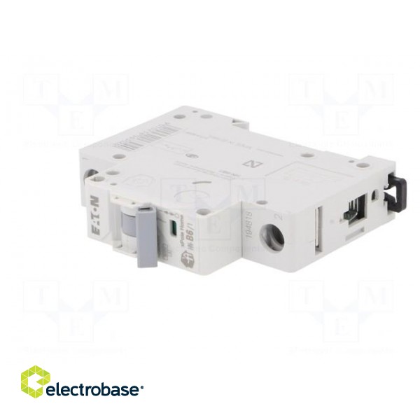 Circuit breaker | 230/400VAC | Inom: 6A | Poles: 1 | DIN | Charact: B | 6kA image 2