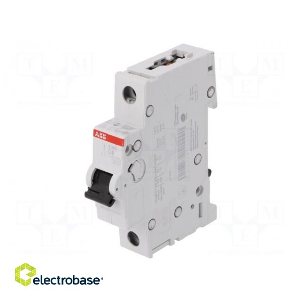 Circuit breaker | 230/400VAC | Inom: 6A | Poles: 1 | Charact: D | 6kA image 1