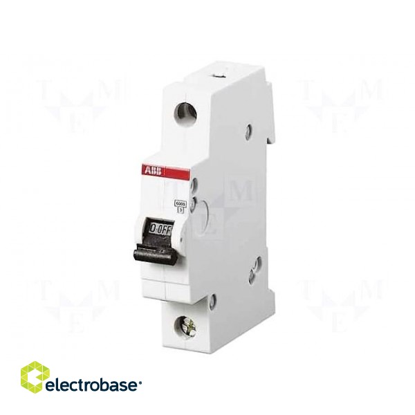 Circuit breaker | 230/400VAC | Inom: 80A | Poles: 1 | Charact: B | 6kA