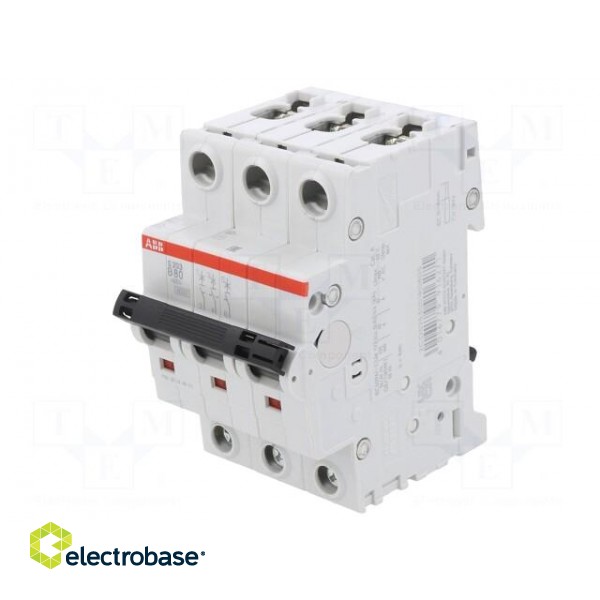 Circuit breaker | 230/400VAC | Inom: 80A | Poles: 3 | Charact: B | 6kA image 1