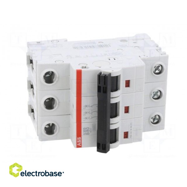 Circuit breaker | 230/400VAC | Inom: 80A | Poles: 3 | Charact: B | 6kA image 9