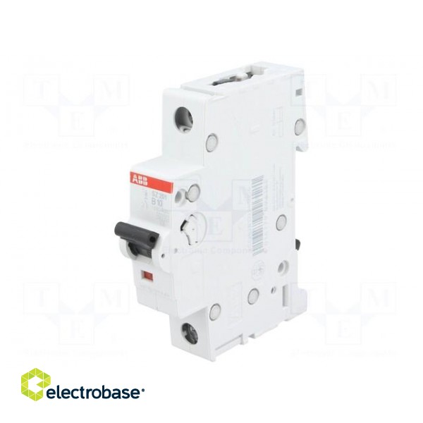 Circuit breaker | 230VAC | Inom: 10A | Poles: 1 | DIN | Charact: B | 6kA image 1