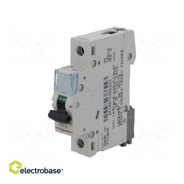 Circuit breaker | 230VAC | Inom: 10A | Poles: 1 | DIN | Charact: B | 6kA image 1