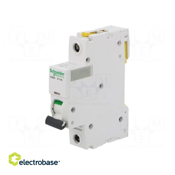 Circuit breaker | 230VAC | Inom: 10A | Poles: 1 | DIN | Charact: B | 6kA image 1