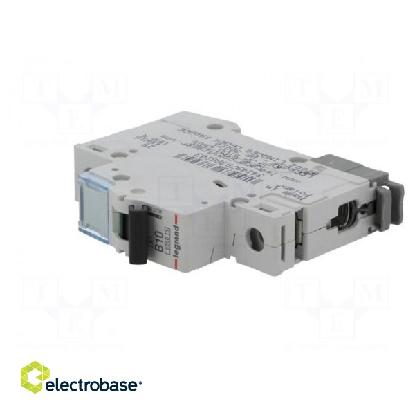 Circuit breaker | 230VAC | Inom: 10A | Poles: 1 | DIN | Charact: B | 6kA image 2