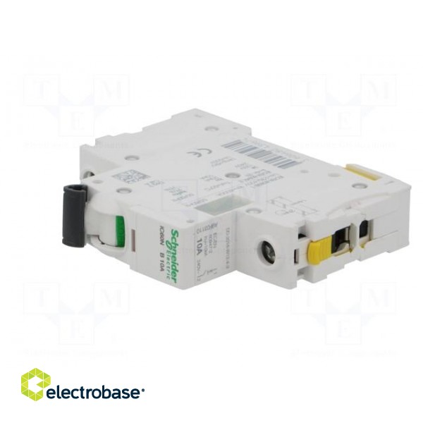 Circuit breaker | 230VAC | Inom: 10A | Poles: 1 | DIN | Charact: B | 6kA image 2