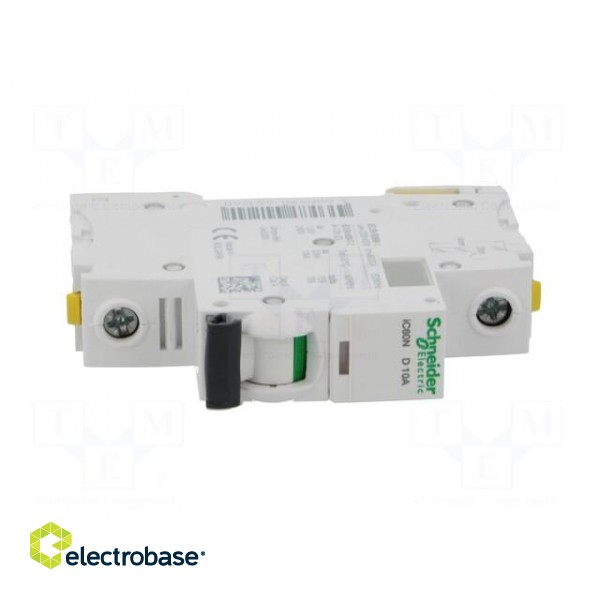 Circuit breaker | 230VAC | Inom: 10A | Poles: 1 | Charact: D | 6kA | IP20 image 9