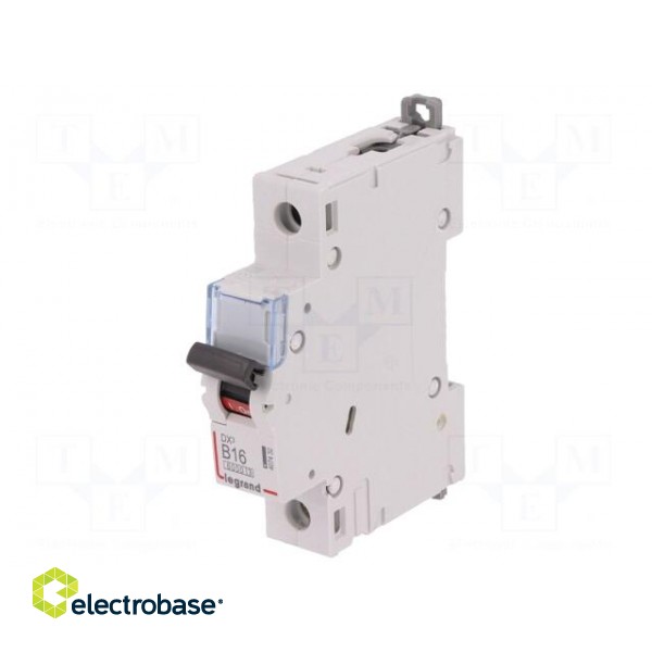 Circuit breaker | 230VAC | Inom: 16A | Poles: 1 | DIN | Charact: B | 6kA image 1