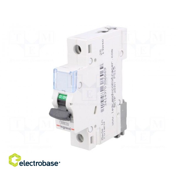 Circuit breaker | 230VAC | Inom: 1A | Poles: 1 | DIN | Charact: B | 6kA image 1