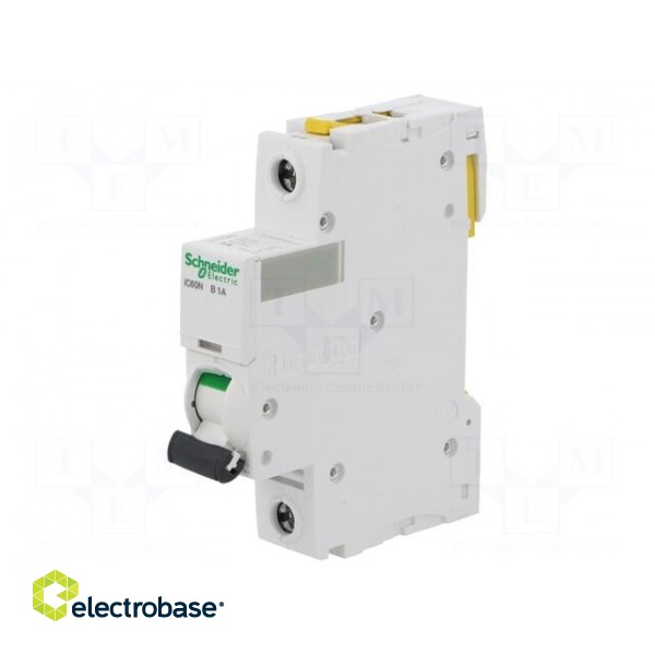 Circuit breaker | 230VAC | Inom: 1A | Poles: 1 | DIN | Charact: B | 6kA