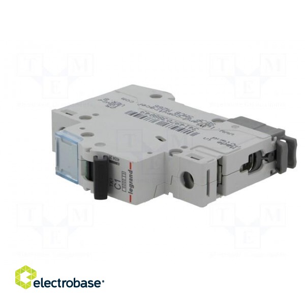 Circuit breaker | 230VAC | Inom: 1A | Poles: 1 | DIN | Charact: C | 6kA image 2