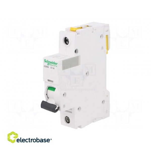 Circuit breaker | 230VAC | Inom: 1A | Poles: 1 | DIN | Charact: D | 6kA image 1