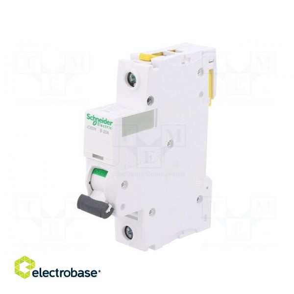 Circuit breaker | 230VAC | Inom: 20A | Poles: 1 | Charact: B | 10kA | IP20 image 1