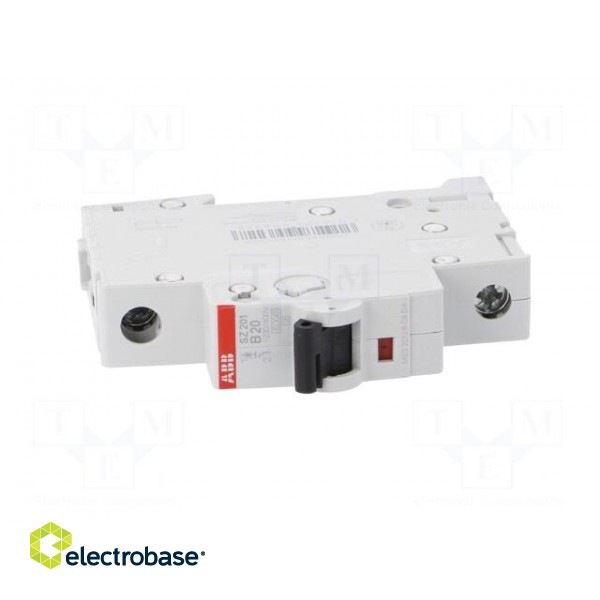 Circuit breaker | 230VAC | Inom: 20A | Poles: 1 | DIN | Charact: B | 6kA image 9