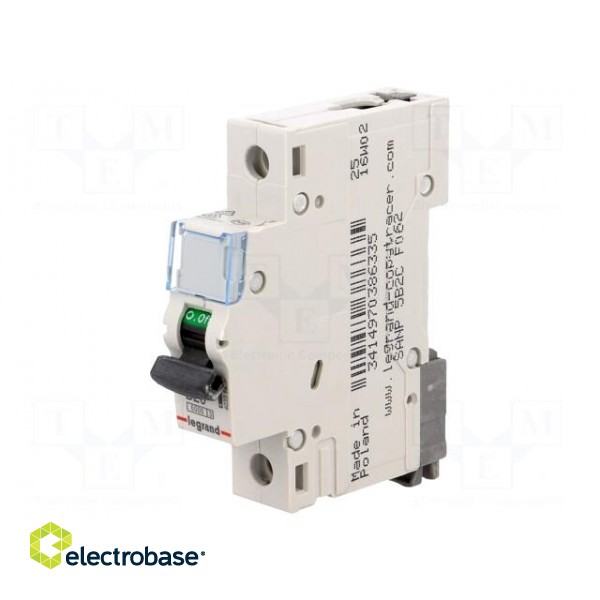 Circuit breaker | 230VAC | Inom: 20A | Poles: 1 | DIN | Charact: B | 6kA image 1