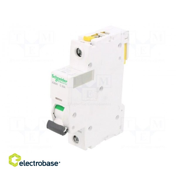 Circuit breaker | 230VAC | Inom: 20A | Poles: 1 | Charact: C | 10kA | IP20 image 1