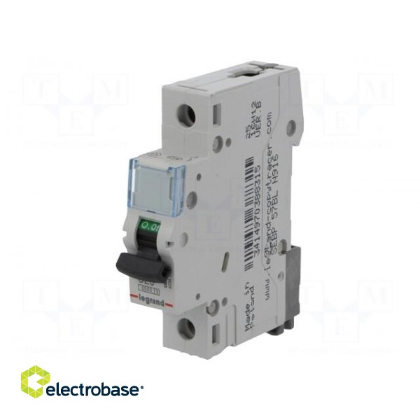 Circuit breaker | 230VAC | Inom: 20A | Poles: 1 | DIN | Charact: C | 6kA image 1